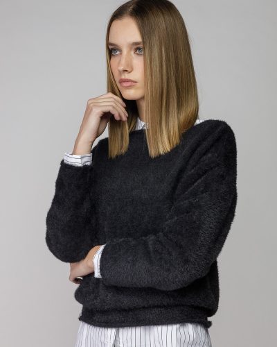 DEVERGO NŐI BOLYHOS KÖTÖTT PULÓVER